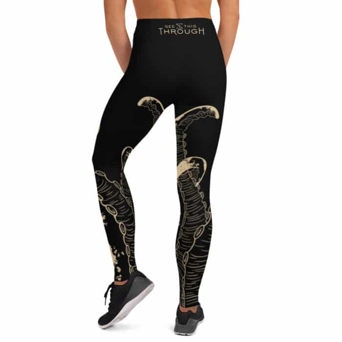"Undertow" Kraken Yoga Leggings - Image 2