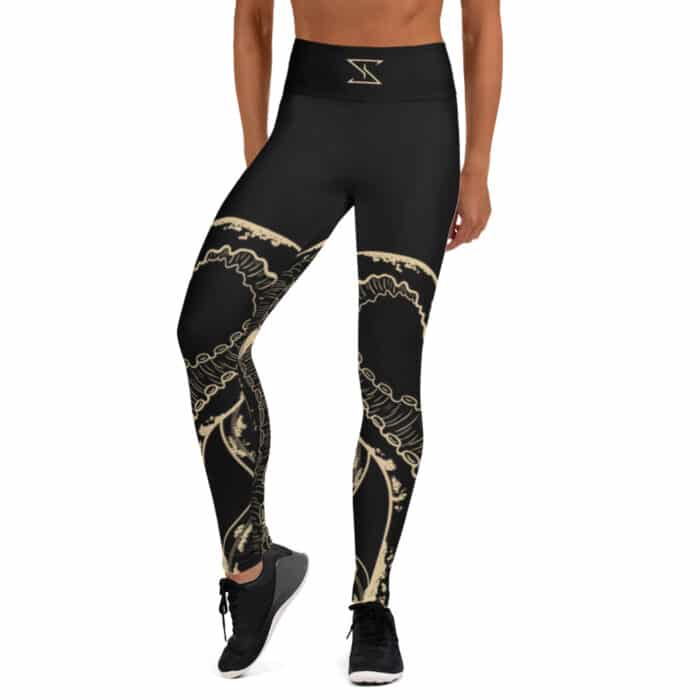 "Undertow" Kraken Yoga Leggings
