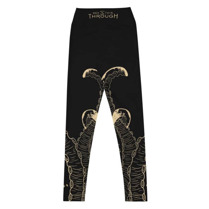 "Undertow" Kraken Yoga Leggings - Image 4