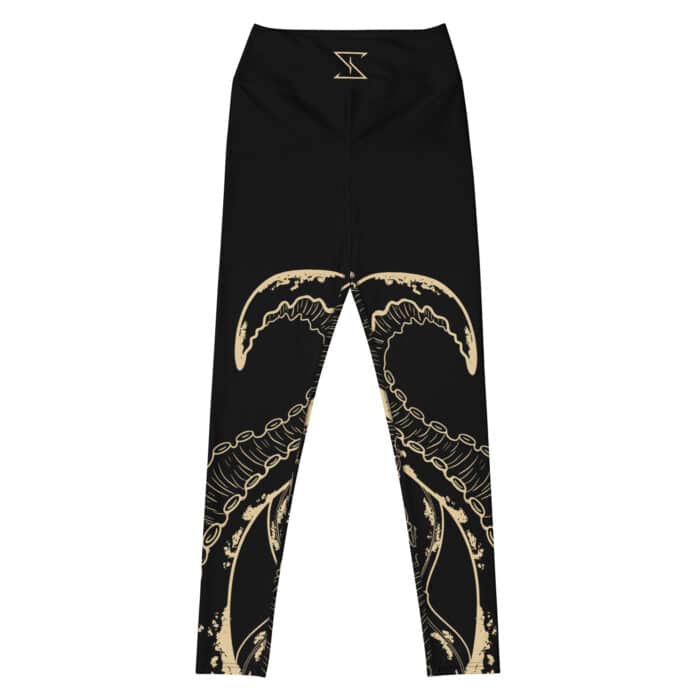 "Undertow" Kraken Yoga Leggings - Image 3