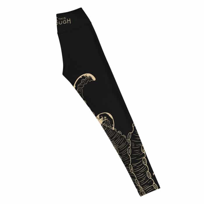 "Undertow" Kraken Yoga Leggings - Image 7